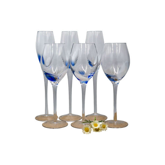Stunning Mixed Set Of Wine/ Champagne Glasses