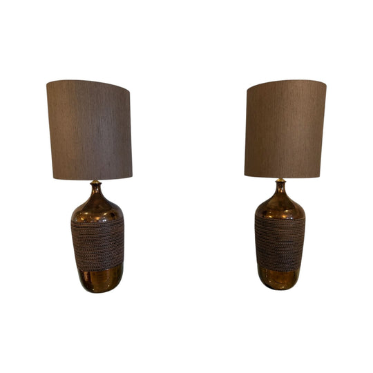 Stunning Original Bitossi Lamps – 2 Available - Mid-Century Italian Design
