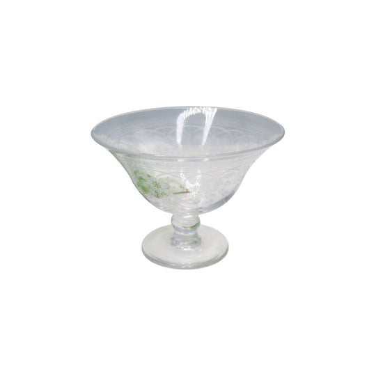Stunning Webb Corbett Etched Crystal Compote