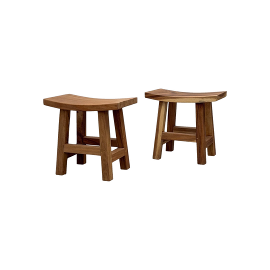 Suar Rectangle Stool - Natural