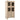 SUNBLEACHED VINTAGE GLASS ALMIRAH | Bazaa | Designer, Vintage and Antique Furniture
