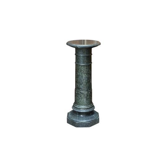 Superb 19th century French green marble pedestal c.1860