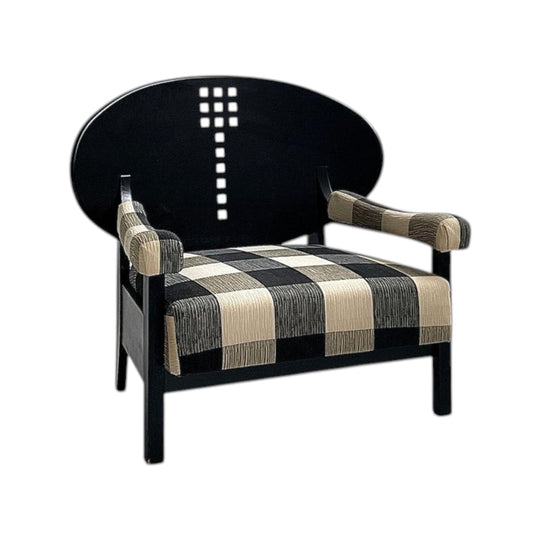 Charles Rennie Mackintosh 871 'Dug-Out' Chair, Designed 1917, Mvsevm/Alivar Italy, Stained Ash with Mother-of-Pearl Inlays