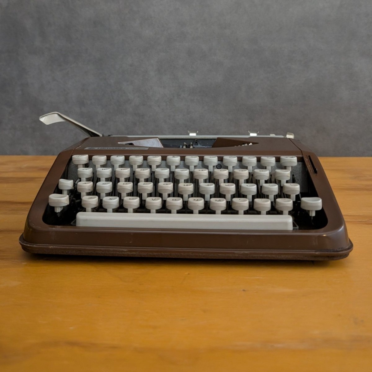 Swiss Hermes Baby Portable Typewriter Circa 1970 | Bazaa | Designer, Vintage and Antique Furniture