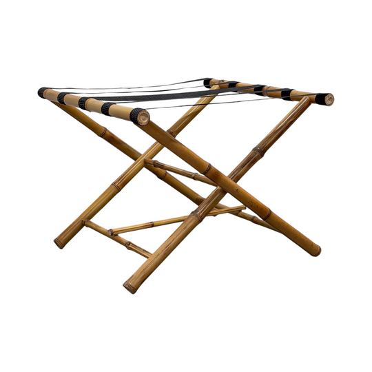 Bamboo Suitcase Stand