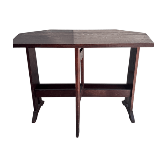 Table Vintage Drop Side Gateleg Timber Dining or Hallway Extendable