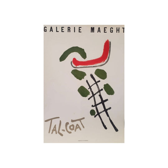 TAL COAT Galerie Maeght Original Vintage Poster