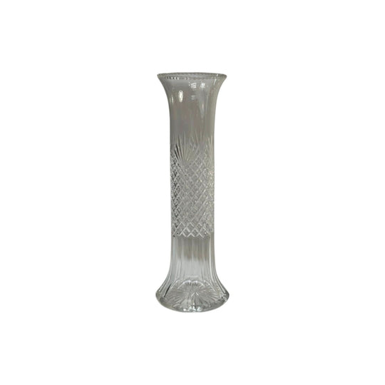 Tall Edwardian crystal vase c.1910