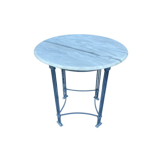 Tall Round Marble Top Table