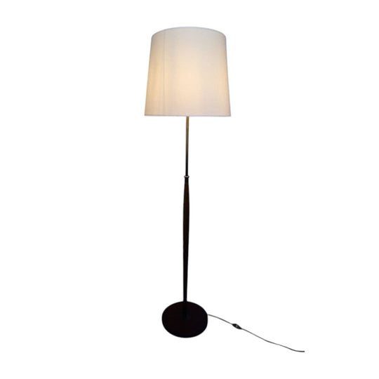 Tall Scandi Teak Lamp