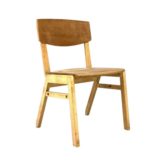 Teak and Beech Danish Stadium Chair. One only