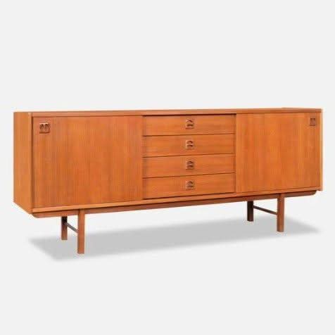 Teak "Korsor" Sideboard by Erik Wortz for Ikea Möbel | Bazaa | Designer, Vintage and Antique Furniture