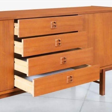Teak "Korsor" Sideboard by Erik Wortz for Ikea Möbel | Bazaa | Designer, Vintage and Antique Furniture