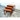 teak nesting tables detail