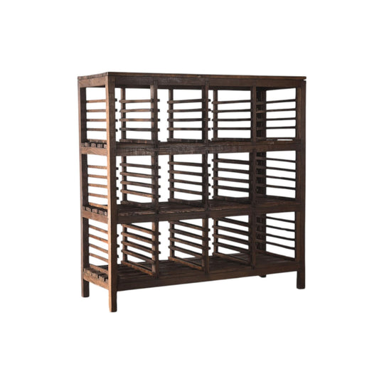 Teak shelving unit #49 (A049)