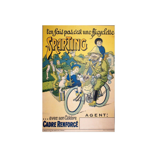 T’en fais pas, c’est une bicyclette Sparting