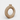 Terracotta Open Circle Aqua Vase | Bazaa | Designer, Vintage and Antique Furniture