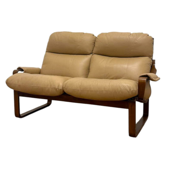 Tessa Monaco Two Seater Lounge Chair in Leather