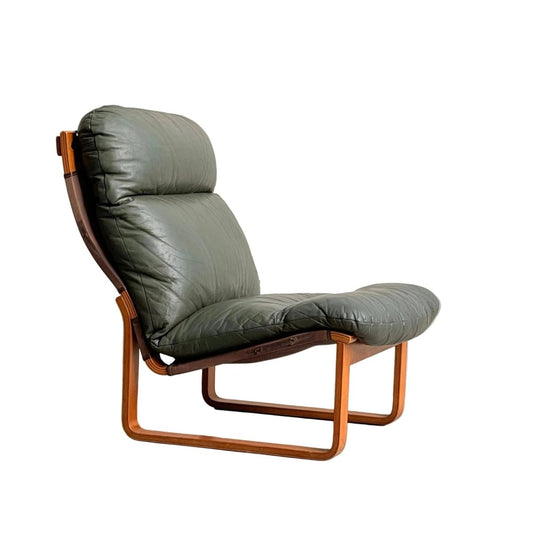 Tessa Vintage Single No Arm Monaco Armchair – Forest Green (Revive) | Bazaa | Designer, Vintage and Antique Furniture