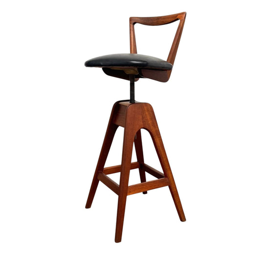 TH Brown 60's Barstool
