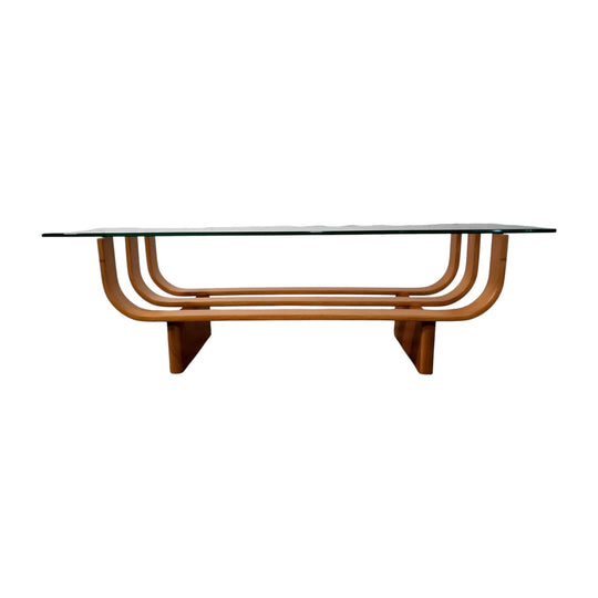 TH Brown Mid Century-Designed "Aquarius" Coffee Table