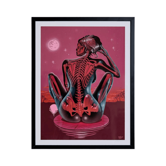 The dark side of the Moon by Nychos