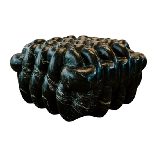 The Nodo - Verde Alpi marble piece