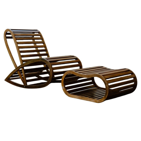 The Ruth Chair and Ottoman by David Trubridge