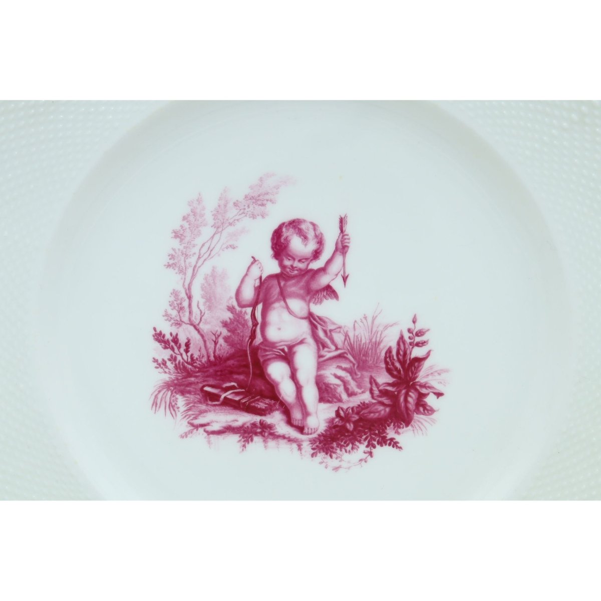Three cherub decorated plates by Minton | Bazaa | Designer, Vintage and Antique Furniture