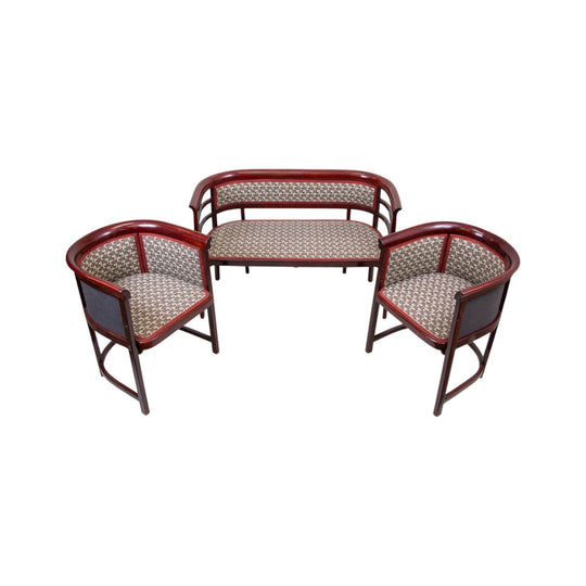 Three Piece Parlour Suite by Josef Hoffmann for Thonet