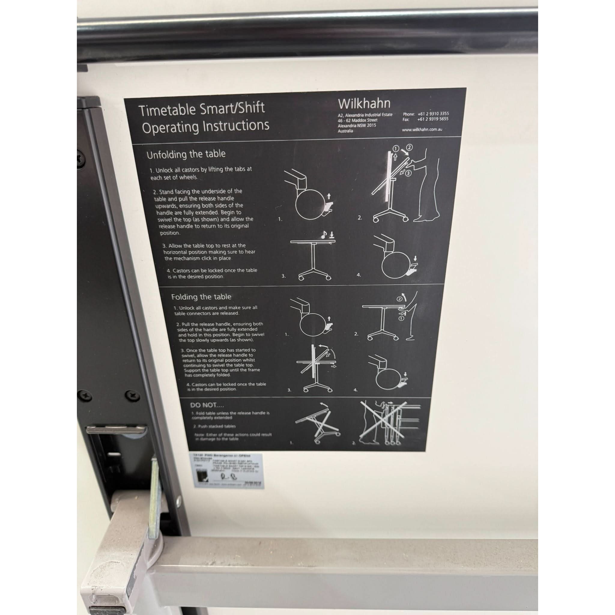 Timetable Smart Flip Table - Medium Size - 612 series, Wilkhahn | Bazaa | Designer, Vintage and Antique Furniture