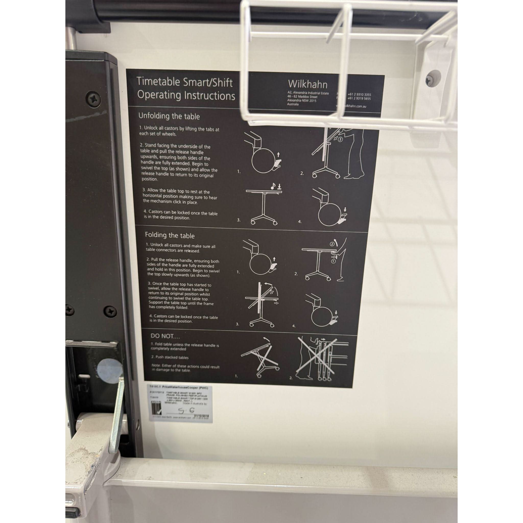 Timetable Smart Flip Table - Small Size - 612 series, Wilkhahn | Bazaa | Designer, Vintage and Antique Furniture