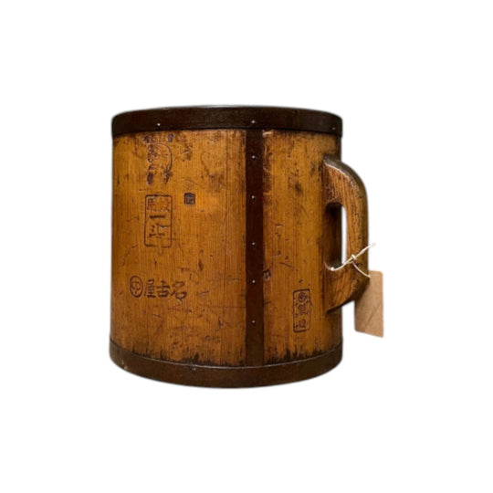 Tomasu, Antique Japanese Rice Measure Bucket