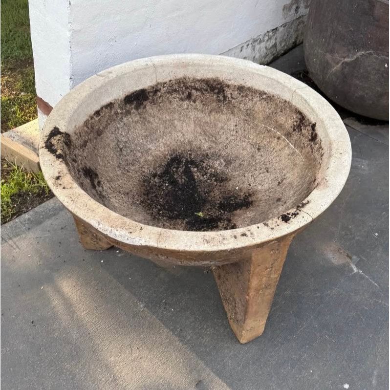 TONDO Relik Designs Sculptural Vessel / Planter - Brutalist Cast Form | Bazaa | Designer, Vintage and Antique Furniture