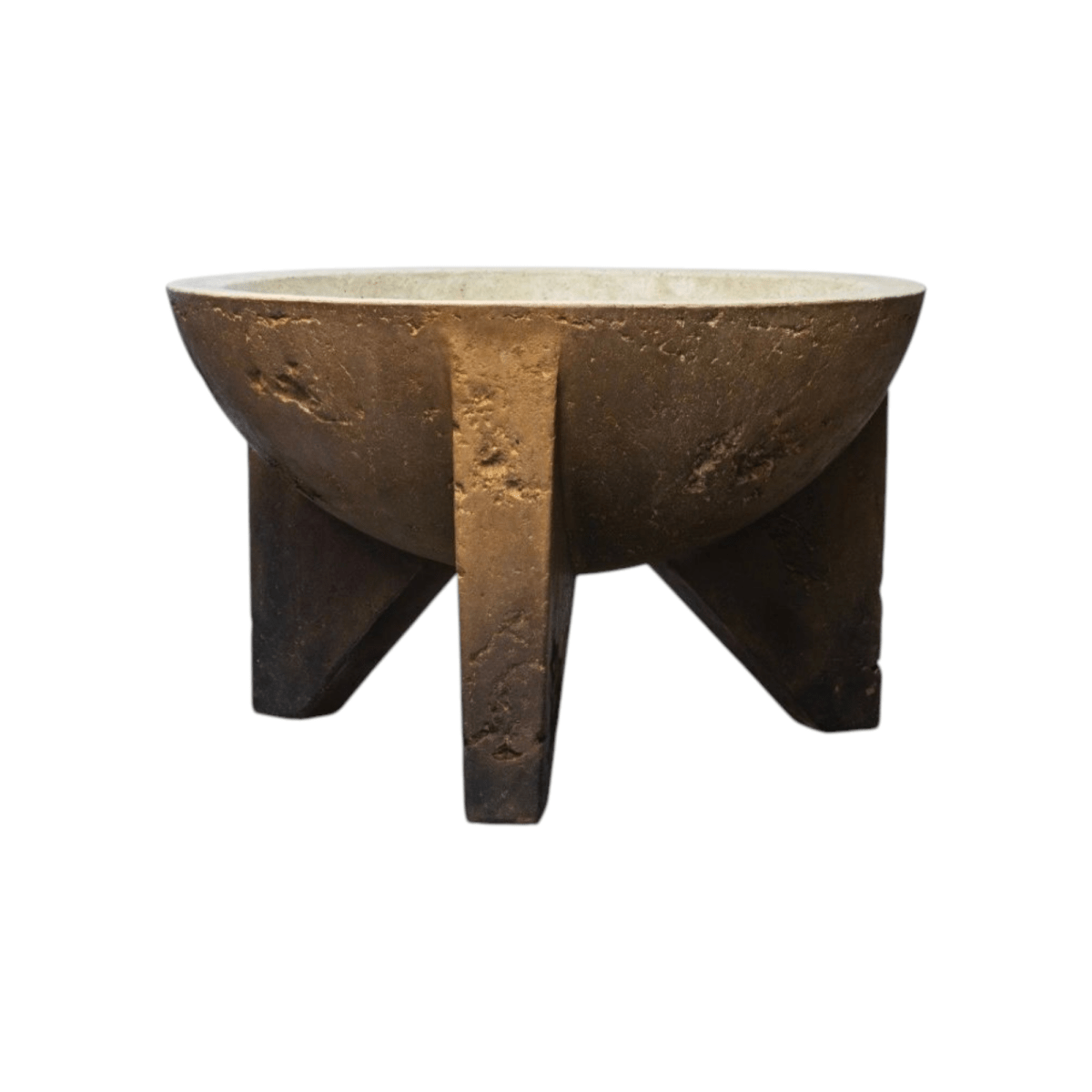 TONDO Relik Designs Sculptural Vessel / Planter - Brutalist Cast Form | Bazaa | Designer, Vintage and Antique Furniture