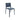 Tonina by Allermuir Blue Plastic Chair | Bazaa | Designer, Vintage and Antique Furniture
