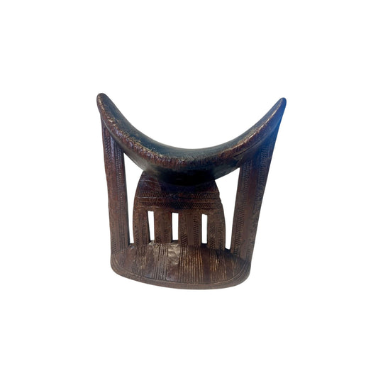 Traditional Ethiopian Headrest Artifact