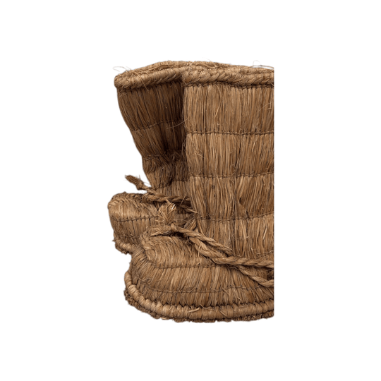 Traditional Japanese straw boots, Mid-20th Century