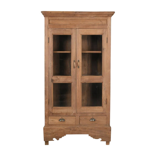 TWO DOOR  VINTAGE KITCHEN CABINET / 384