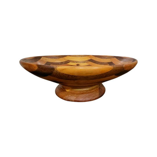 Two-tone Wood Turned Bowl