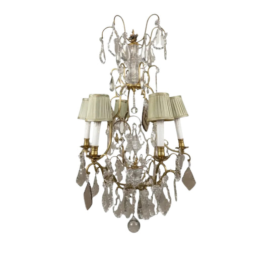 French Brass Chandelier, Circa 1800's