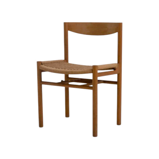 Rare Suite of 8: Vilhelm Wohlert “Church Chairs” in Solid Oak