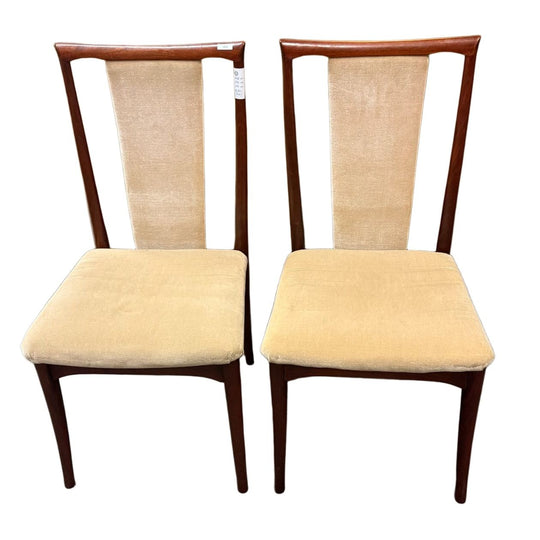Parker Mid-Century T-Back Dining Chairs - Set of Two