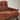 Upcycled Amber Sofa with Chrome and Dark Wood legs | Bazaa | Designer, Vintage and Antique Furniture