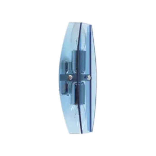 VECA BLUE GLASS WALL LIGHT 1970S