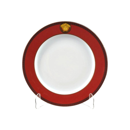 Versace Rosenthal Dinner Plate | Porcelain and Gold Rim