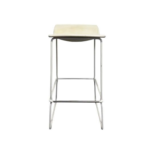 Viccarbe Last Minute High Stool by Patricia Urquiola – White