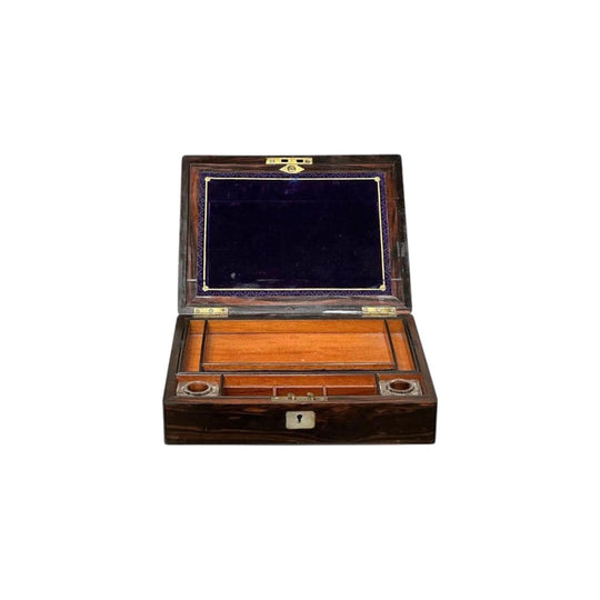 Victorian coromandel writing box c.1850