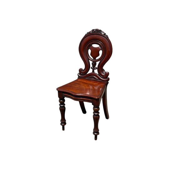 Victorian fine quality Mahogany Hall Chair