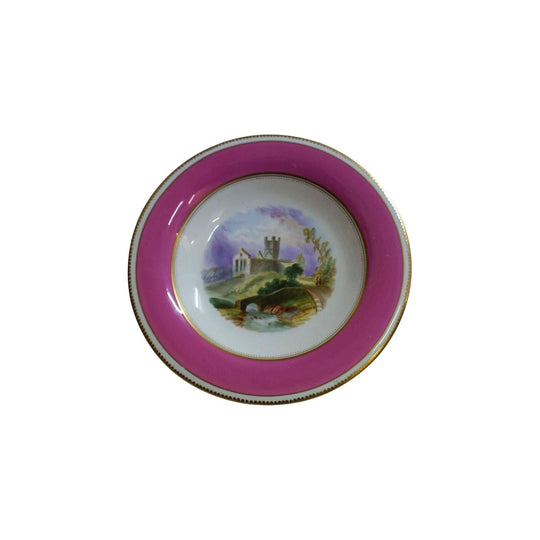 Victorian Hand-Painted Tazza